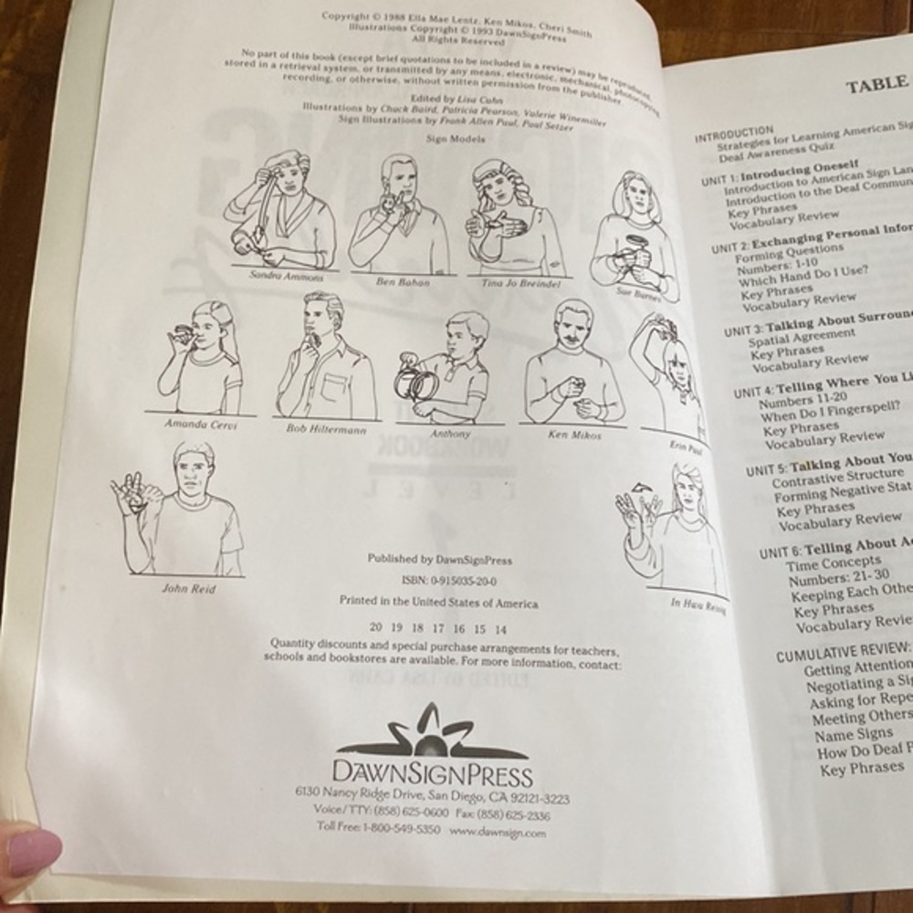 Signing Naturally Level 1 Expanded Student Workbook ASL Dawn Sign Press - Picture 3 of 6